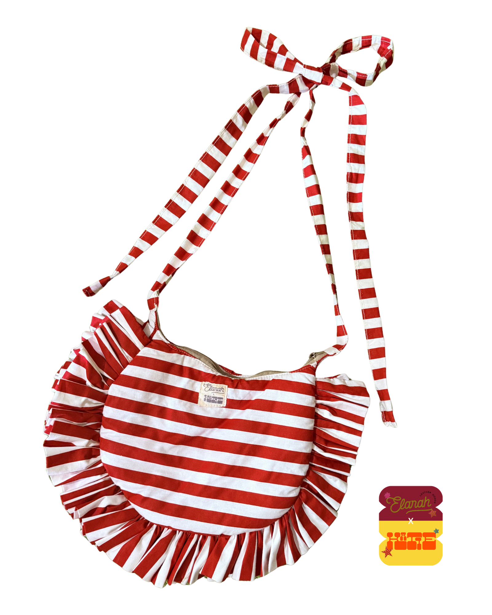 Red stripe Ruffle